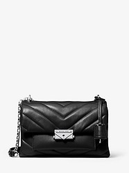 Cece Medium Quilted Leather Convertible Shoulder Bag - BLACK - 30T9S0EL8L