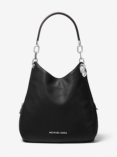 Lillie Large Pebbled Leather Shoulder Bag | Michael Kors