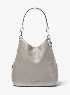 lillie large pebbled leather shoulder bag