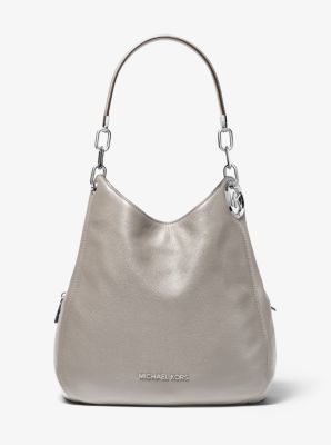 michael kors grey hobo bag