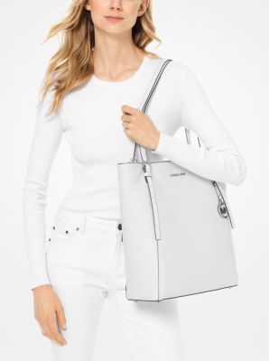 MICHAEL Michael Kors Navy Megan Leather Shoulder Bag