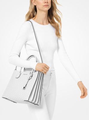 Mercer Large Logo Accordion Tote Bag