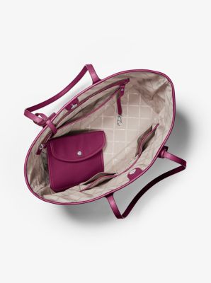 Eva Large Pebbled Leather Tote Bag