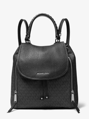 mk viv large leather backpack