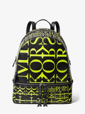 michael kors neon backpack