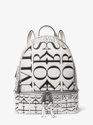 michael kors rhea white backpack