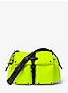Olivia Large Studded Neon Satin Messenger Bag image number 0
