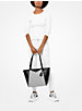 Whitney Large Checkerboard Logo Leather Tote Bag image number 2