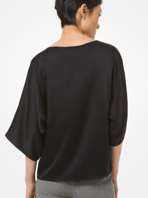 Blusa Nikki de charmeuse satinada