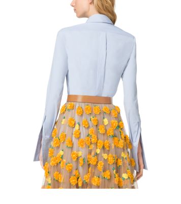 French Cuff Cotton-Poplin Shirt