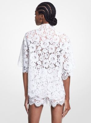 Floral Lace Shirt  Michael Kors Canada