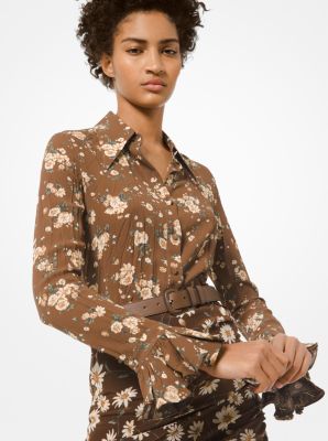 Michael kors silk store blouses