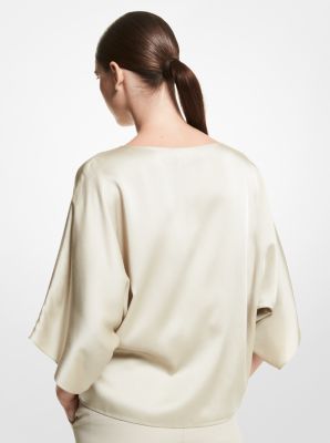 Nikki Satin Charmeuse Blouse | Michael Kors [US]