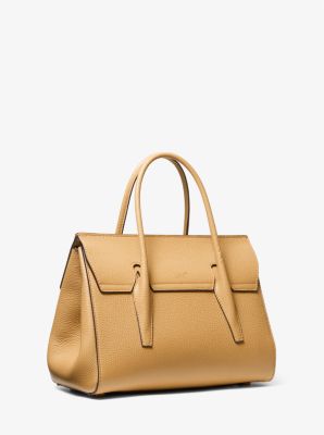 Campbell Medium Pebbled Leather Satchel