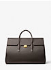 Campbell Extra-Large Pebbled Leather Weekender Bag image number 0
