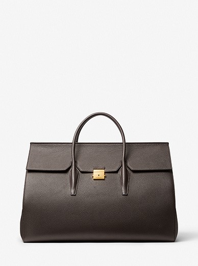 Campbell Extra-large Pebbled Leather Weekender Bag | Michael Kors