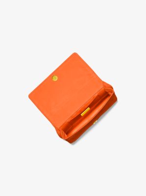 Christie Mini Crystal Embellished Suede Envelope Bag