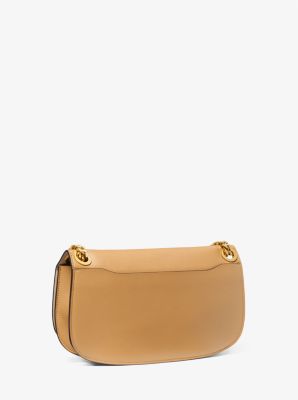 BURBERRY Small embellished suede shoulder bag