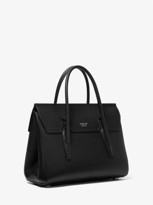 Campbell Medium Pebbled Leather Satchel | Michael Kors