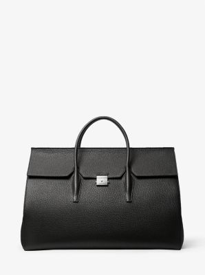 Balenciaga Black Crocodile Weekender Bag