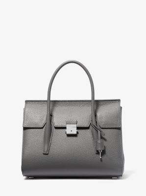 Campbell Medium Pebbled Leather Satchel