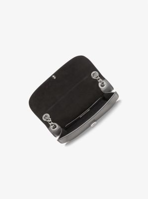 Christie Mini Leather Envelope Bag in SLATE | Michael Kors