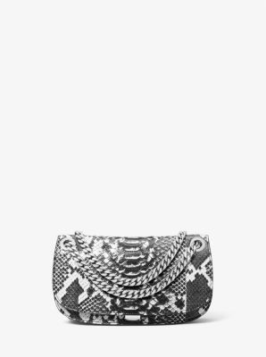 Christie Mini Python Embossed Leather Envelope Bag | Michael Kors