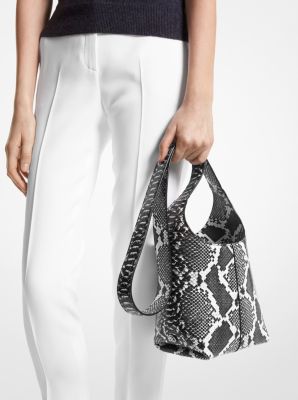 Michael kors snakeskin hobo bag sale