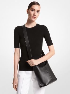 Dede Mini Leather Hobo Bag | Michael Kors