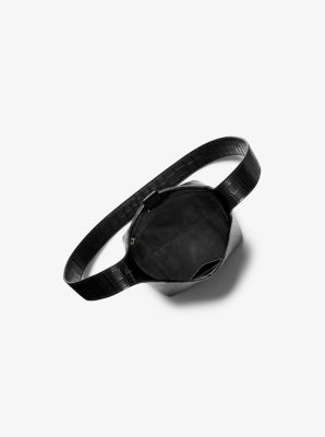 Bolso hobo Dede mini de piel con motivo de cocodrilo en relieve