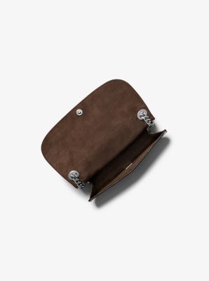 Christie Mini Crocodile Embossed Leather Envelope Bag image number 1