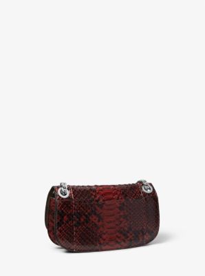 Christie Mini Python Embossed Leather Envelope Bag image number 2