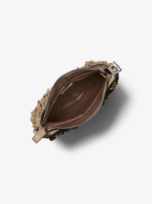 Schultertasche Dyan Small aus Wildleder mit Fransen image number 1