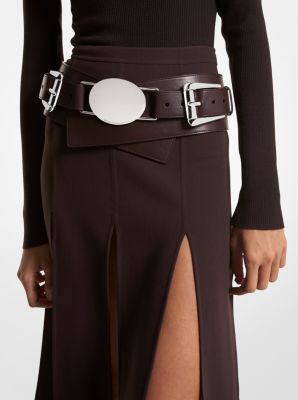 Michael kors cheap suede belt