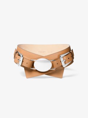 Michael kors 2024 leather belts