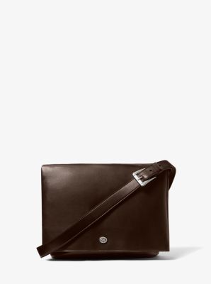 MICHAEL Michael Kors Large North/South Leather Messenger Bag
