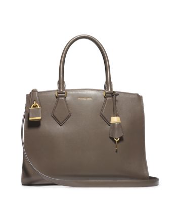 Casey Large Leather Satchel | Michael Kors