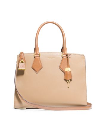 Casey Large Leather Satchel | Michael Kors