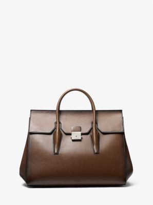 Campbell Burnished Leather Weekender Bag image number 0