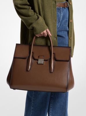 Campbell Burnished Leather Weekender Bag image number 3