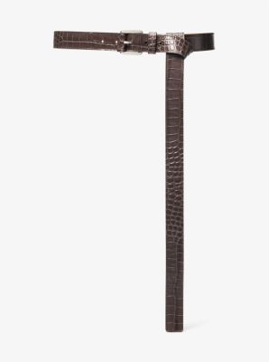 Jodi Crocodile Embossed Leather Belt image number 0