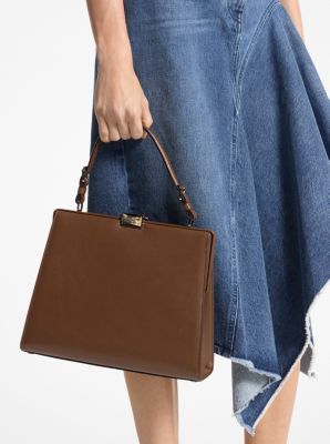 Simone Leather Satchel