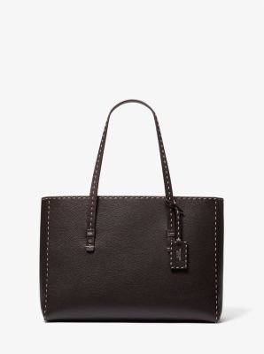 Michael Kors Sharon Hand-stitched Pebbled Leather Tote Bag