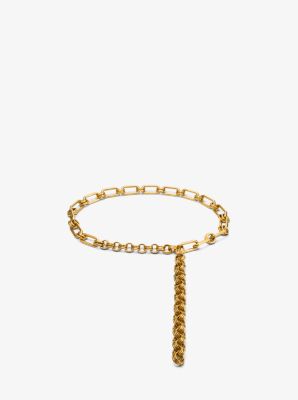 Michael kors deals gold chain belt