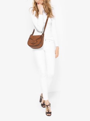 Daria Small French Calf Leather Saddlebag