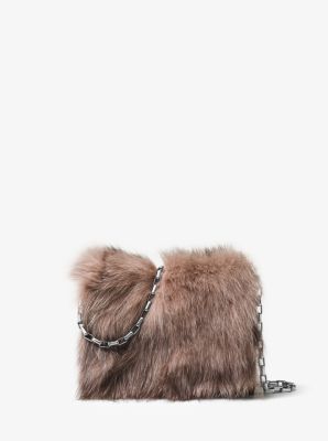 michael kors fur bag