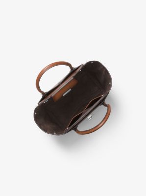 Henkeltasche Bancroft Medium aus poliertem Kalbsleder image number 1
