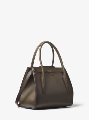 Henkeltasche Bancroft Medium aus poliertem Kalbsleder image number 2