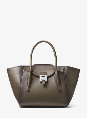 Henkeltasche Bancroft Medium aus poliertem Kalbsleder image number 4