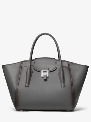 Bancroft medium pebbled calf leather satchel sale